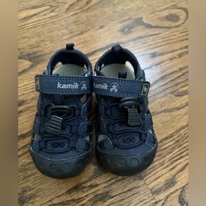 Kamik Kids Dark Blue Water Shoes, 6 toddler